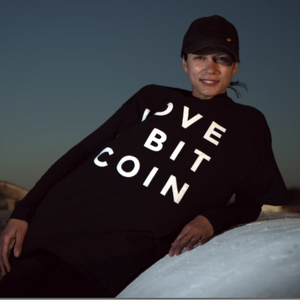 Love4bitcoin "Squares T" for Women (Black)